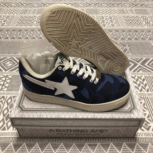 A Bathing Ape Bapesta 1st Camo FS-001 Size 8 - Picture 1 of 13